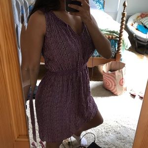 Purple summer dress
